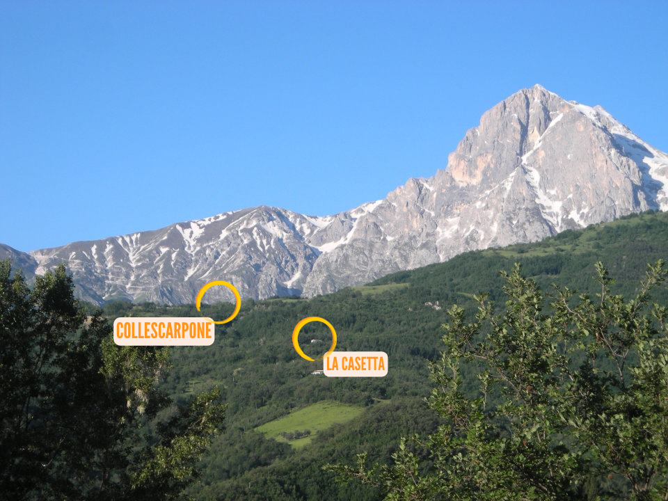Vista della posizione delle strutture